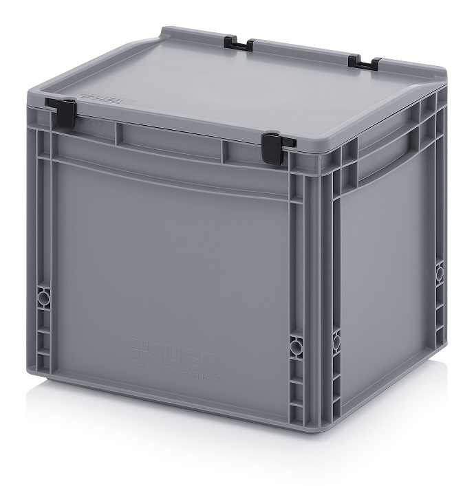 Auer Packaging Eurobehälter 40 x 30 x 33,5 mit Scharnierdeckel