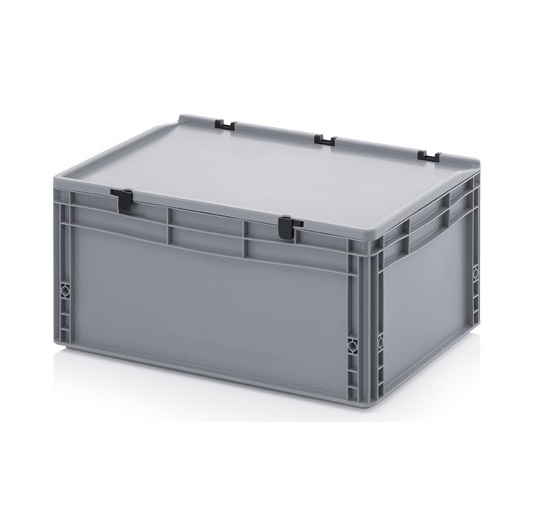 Auer Eurobehälter 60 x 40 x 28,5 mit Scharnierdeckel