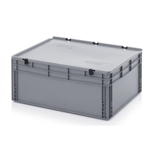 Auer Eurobehälter 80 x 60 x 33,5 mit Scharnierdeckel